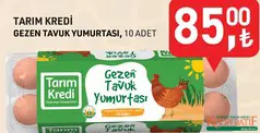 TARIM KREDİ GEZEN TAVUK YUMURTASI 10 ADET TARIM KREDİ GEZEN TAVUK YUMURTASI 10 ADET